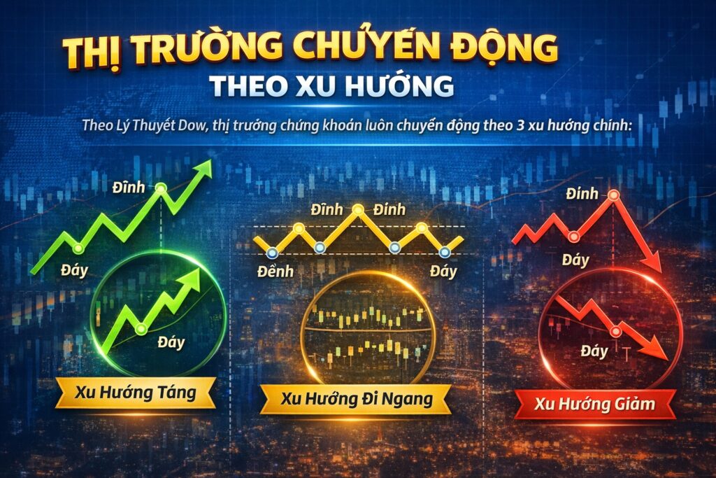 Lý thuyết Dow trong chứng khoán