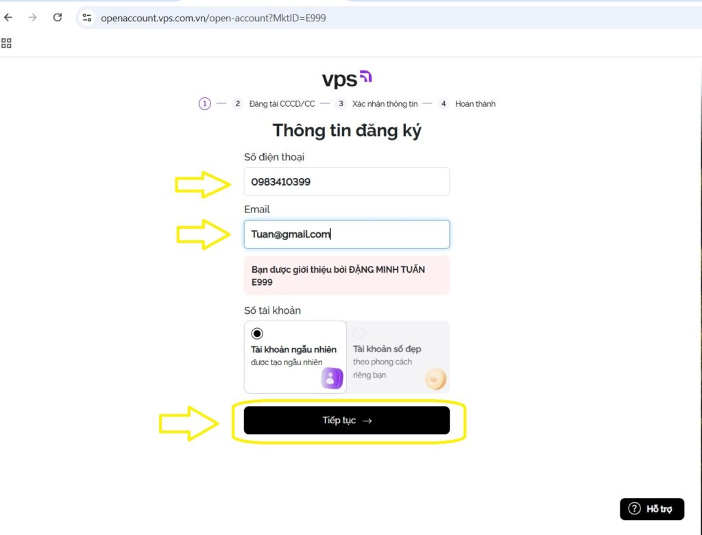 Mở tài khoản chứng khoán VPS có mất phí không
